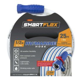 SmartFlex® RV/Marine Hose, 1/2" x 25', 3/4" - 11 1/2 GHT Fittings