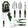 8 Piece Stainless Steel Gardening Tool Sets