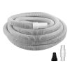 35' Swimming Pool and Spa Vacuum Hose with Adapter Set