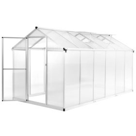 Greenhouse Aluminum 142.5"x74.8"x76.8" 473.6 ft³