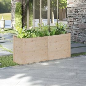 Garden Planter 59.1"x19.7"x27.6" Solid Wood Pine