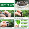 120Pcs Seed Pod Kit Hydroponic Garden Growing Containers Grow Anything Kit with 30Pcs Baskets 30Pcs Lids 30Pcs Sponged 30Pcs Stickers