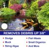 Garden Pond Vacuum Cleaner,cleansweep with 14ft intake suction hose, 4 Extension Tubes, 3 Vacuum Nozzles, a 6.5 Foot Output Hose