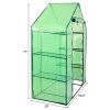 Mini Portable 4 Tier 8 Shelves Walk-in Plant Greenhouse