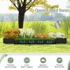 Large Outdoor Metal Planter Box for Vegetable Fruit Herb Flower