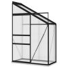 Greenhouse Anthracite Aluminum 50.9 ft³