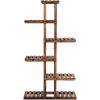 6 Tier Garden Wooden Shelf Storage Plant Rack Stan