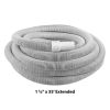 35' Swimming Pool and Spa Vacuum Hose with Adapter Set