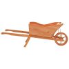 Wheelbarrow Planter 50.4"x17.9"x16.9" Solid Wood Fir