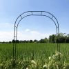 78"H x 45"W Metal Garden Arch Trellis,Adjustable Arbor Trellis for Garden Climbing Plants Support