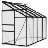 Greenhouse Anthracite Aluminum 185 ft³