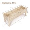 Raised Garden Beds Elevated Planter Box Wood For Vegetables Flowers Herbs