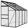 Greenhouse Anthracite Aluminum 177.3 ft³