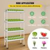 VEVOR Hydroponics Growing System, 72 Sites 8 Food-Grade PVC-U Pipes, 4 Layers Indoor Planting Kit with Water Pump, Timer, Nest Basket, Sponge