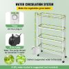 VEVOR Hydroponics Growing System, 72 Sites 8 Food-Grade PVC-U Pipes, 4 Layers Indoor Planting Kit with Water Pump, Timer, Nest Basket, Sponge