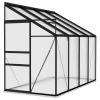 Greenhouse Anthracite Aluminum 185 ft³