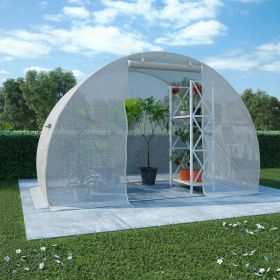 Greenhouse 48.4 ft² 118.1"x59.1"x78.7" (Color: White)