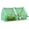 Outoodor mini greenhouse helps to protect plants;   Open Conservatory; XH