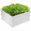 48 Inch Raised Garden Bed Planter for Flower Vegetables Patio