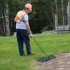 Outdoor Lawn Leveling Rake for Garden & Golf Lawn & Farm