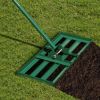 Outdoor Lawn Leveling Rake for Garden & Golf Lawn & Farm