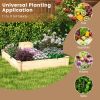 Yard Multi Usage Garden bed with Wooden Planter